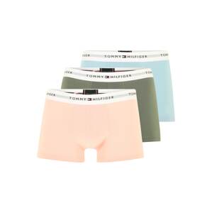 Tommy Hilfiger Underwear Boxeralsók 'Essential'  világoskék / zöld / őszibarack