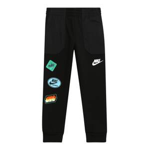 Nike Sportswear Nadrág  világoskék / alma / fekete / fehér