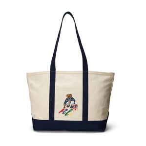 Polo Ralph Lauren Shopper táska  krém / tengerészkék / zöld / piros