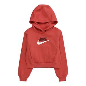 Nike Sportswear Tréning póló 'CLUB FLEECE'  rubinvörös / vörösáfonya / piszkosfehér