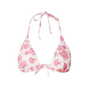 HOLLISTER Bikini felső  lazac / rózsaszín / világos-rózsaszín / fehér