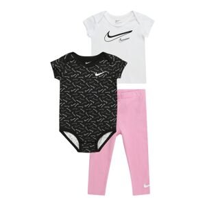 Nike Sportswear Szettek 'SWOOSH'  szürke / rózsaszín / fekete / fehér