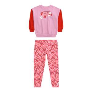 Nike Sportswear Jogging ruhák  rózsaszín / piros / fehér