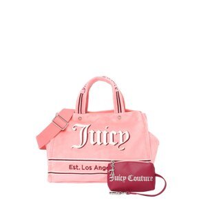 Juicy Couture Shopper táska 'Iris'  rózsaszín / burgundi vörös / fehér