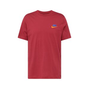 Nike Sportswear Póló 'CLUB+'  tengerészkék / aranysárga / vörösáfonya