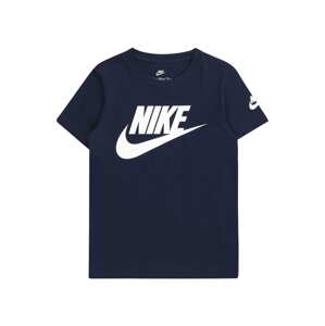 Nike Sportswear Póló 'FUTURA EVERGREEN'  tengerészkék / fehér