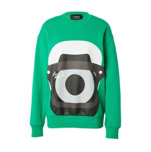Karl Lagerfeld Tréning póló  világosszürke / zöld / fekete / fehér