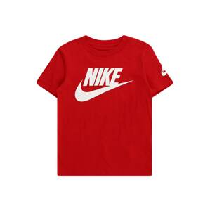 Nike Sportswear Póló 'FUTURA EVERGREEN'  piros / fehér
