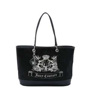 Juicy Couture Shopper táska 'Twig dogs'  fekete / fehér