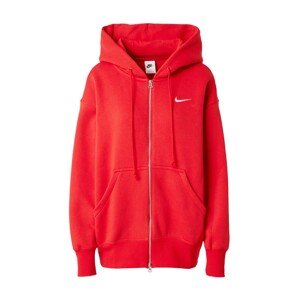 Nike Sportswear Tréning dzseki 'PHNX FLC'  piros / piszkosfehér