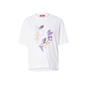ESPRIT Póló  pasztellkék / lila / fekete / fehér