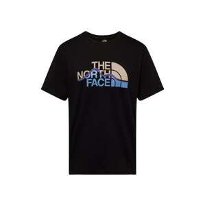 THE NORTH FACE Póló 'MOUNTAIN LINE'  bézs / kék / lila / fekete