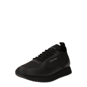 Calvin Klein Rövid szárú sportcipők  fekete / piszkosfehér