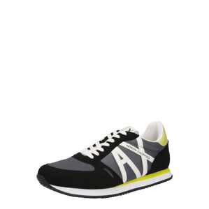 ARMANI EXCHANGE Rövid szárú sportcipők  citrom / szürke / fekete / fehér
