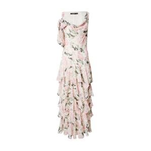 Lauren Ralph Lauren Nyári ruhák 'HERCERRE'  pasztellzöld / rózsaszín / fekete / fehér