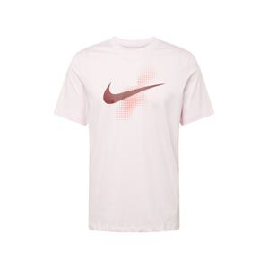 Nike Sportswear Póló 'SWOOSH'  világos-rózsaszín / bordó