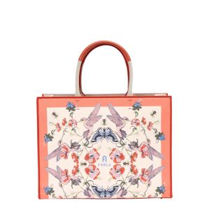 FURLA Shopper táska 'OPPORTUNITY'  krém / világoskék / korál / rózsaszín