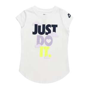 Nike Sportswear Póló 'SWEET SWOOSH JDI'  sárga / orgona / fekete / fehér