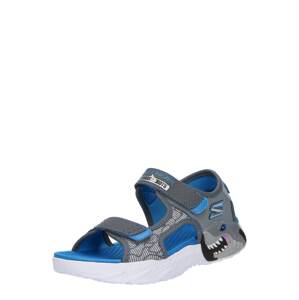 SKECHERS Nyitott cipők 'CREATURE-SPLASH'  kék / szürke / sötétszürke / fehér