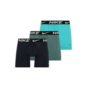 NIKE Sport alsónadrágok  vízszín / zöld / fekete / fehér melír