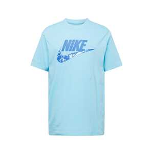 Nike Sportswear Póló 'FUTURA'  vízszín / ibolyakék / fehér