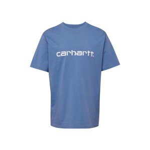 Carhartt WIP Póló  sötétkék / fehér