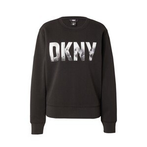 DKNY Tréning póló 'SKYLINE'  szürke / fekete / fehér