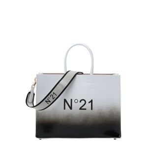 N°21 Shopper táska  szürke / fekete / fehér