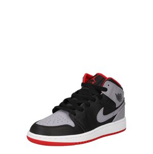 Jordan Sportcipő 'AIR'  szürke / piros / fekete