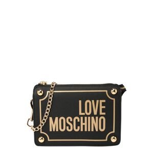 Love Moschino Válltáskák 'MAGNIFIER'  arany / fekete