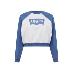 Levi's® Plus Tréning póló 'PL Vintage Raglan Crew'  kék / szürke melír