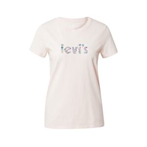 LEVI'S ® Póló 'The Perfect Tee'  kék / rózsa / világos-rózsaszín / fehér