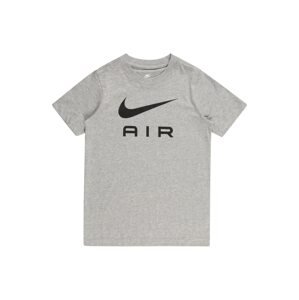 Nike Sportswear Póló 'AIR FA22'  szürke melír / fekete
