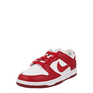 Nike Sportswear Rövid szárú sportcipők 'DUNK LOW NEXT NATURE'  piros / fehér