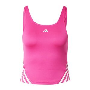 ADIDAS PERFORMANCE Sport top 'Train Icons 3-Stripes'  világos-rózsaszín / fehér