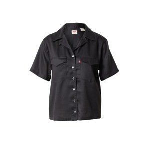 LEVI'S ® Blúz 'Ember Short Sleeve Bowling Shirt'  fekete