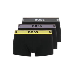 BOSS Boxeralsók 'Bold Power'  sárga / szürke / fekete / fehér