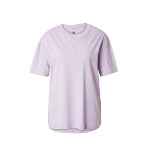 Lee Póló  pasztellila / világos-rózsaszín