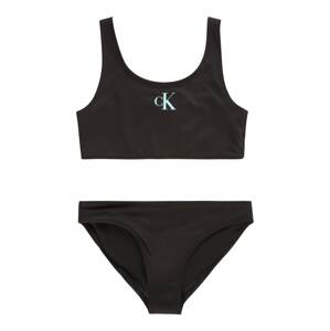 Calvin Klein Swimwear Bikini  pasztellkék / fekete