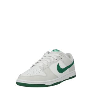 Nike Sportswear Rövid szárú sportcipők 'Dunk Retro'  zöld / fehér / gyapjúfehér
