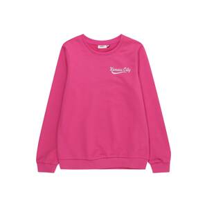 KIDS ONLY Tréning póló  sötét-rózsaszín / ezüst