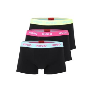 HUGO Boxeralsók  világoskék / sárga / rózsaszín / fekete