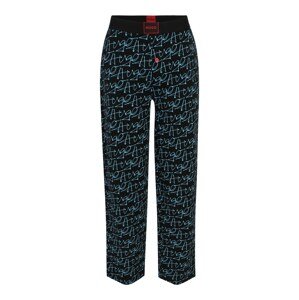 HUGO Pizsama nadrágok  világoskék / piros / fekete