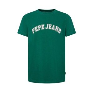 Pepe Jeans Póló 'CLEMENT'  zöld / fehér