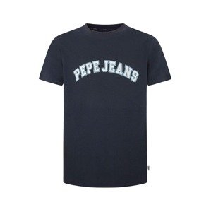 Pepe Jeans Póló 'CLEMENT'  éjkék / világoskék / fehér