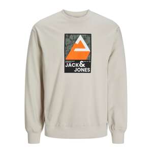 JACK & JONES Tréning póló  bézs / narancs / fekete / fehér