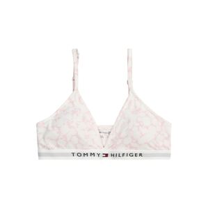 Tommy Hilfiger Underwear Melltartó  világosszürke / pasztell-rózsaszín / fehér