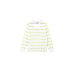 Scalpers Tréning póló 'Summer Tassel'  citromzöld / világos-rózsaszín / fehér