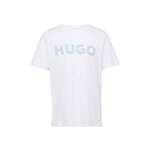 HUGO Póló 'Dulivio'  égkék / fehér