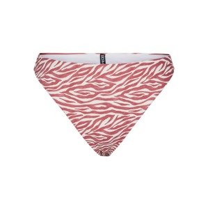PIECES Bikini nadrágok 'AMY'  vörösáfonya / fehér